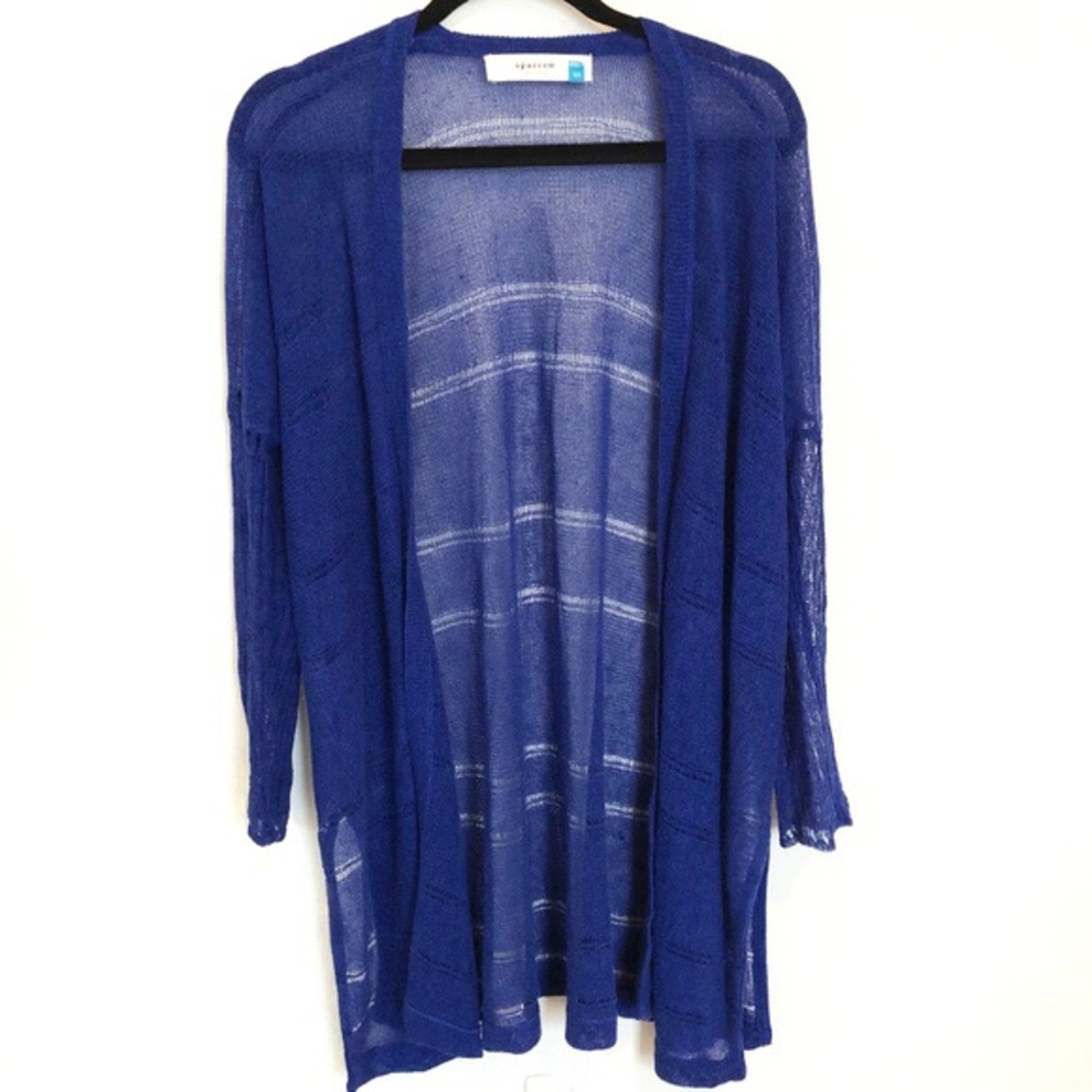 Anthropologie Sparrow Longline Sheer Cardigan XS